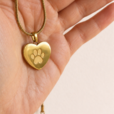 Paw Heart Necklace | 18K Gold-Plated
